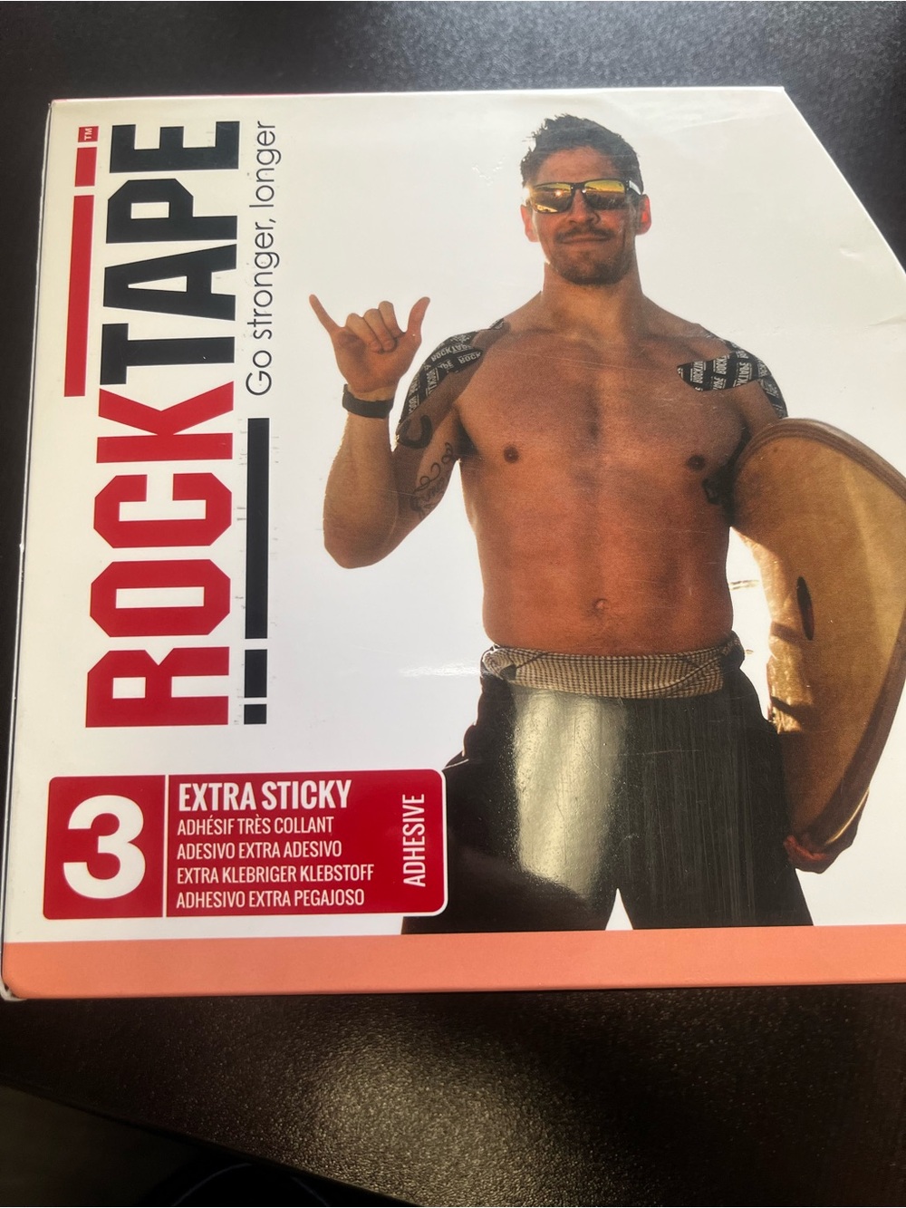 RockTape Extra Sticky Athletic Tape - Beige